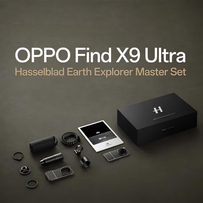 OPPO Find X9 Ultra Hasselblad Earth Explorer Master Set 