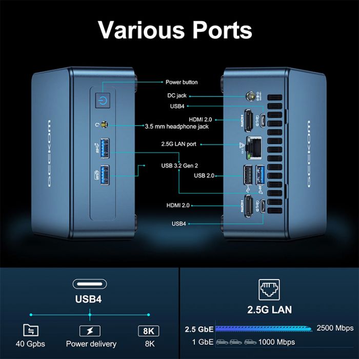Geekom Mini IT13 13th Gen Intel Core i9 Mini PC