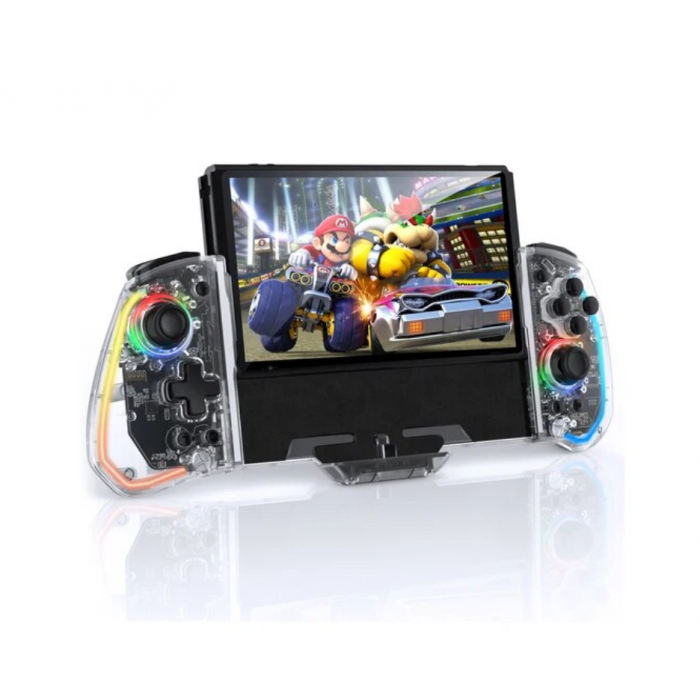 IINE Switch Handheld Controller One-Piece Joypad -Transparent (Almost new, 69% off)