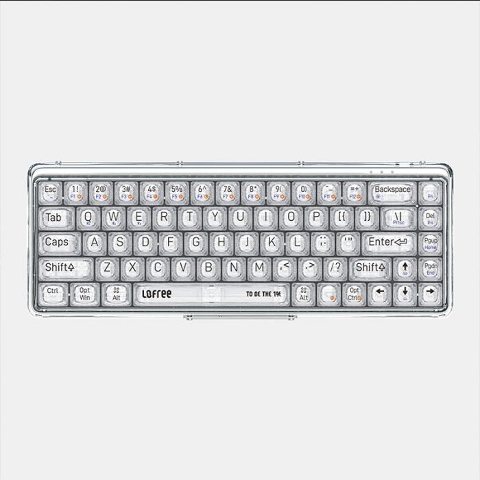 LOFREE 1% Transparent Mechanical Keyboard