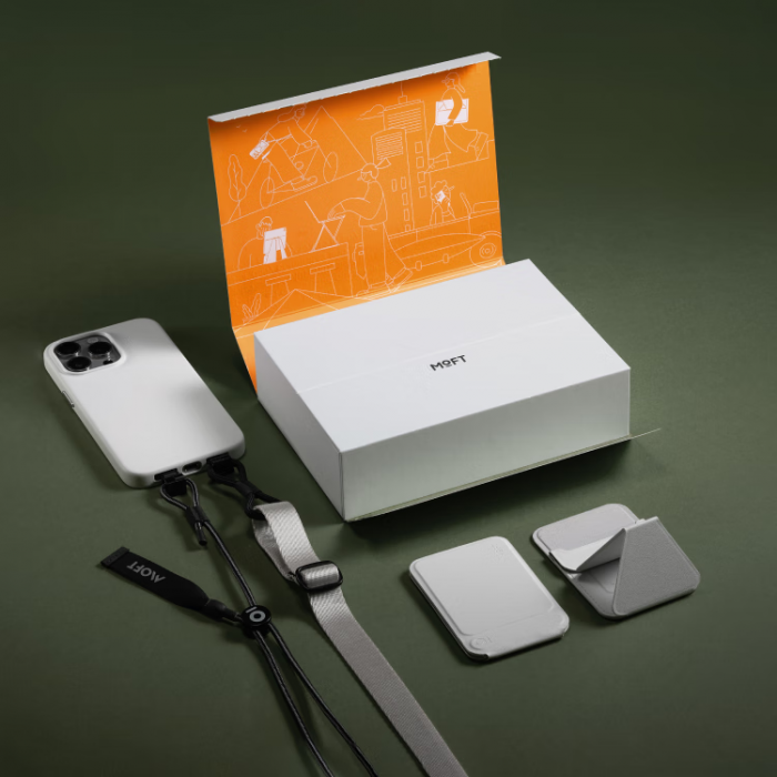 MOFT Creator Kit for iPhone 15 Pro ( MagSafe Protective Case, Tripod Stand, Phone Lanyard )