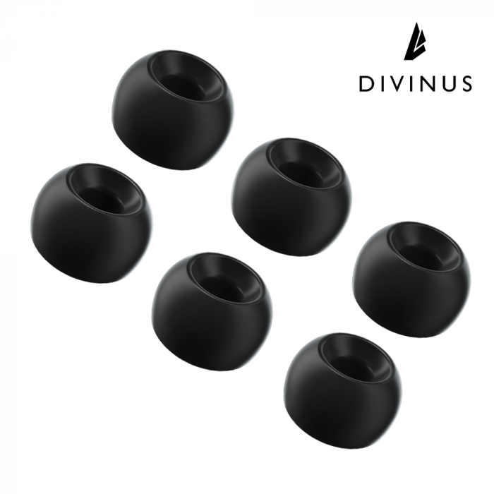 DIVINUS Velvet Wide Bore Silicone Eartips