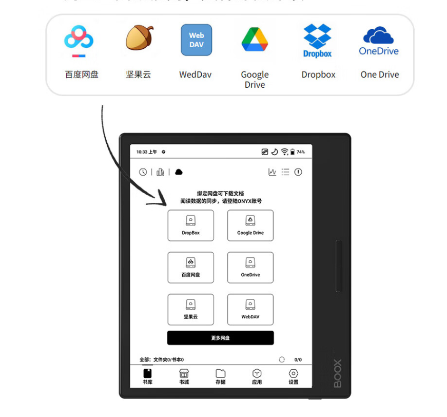 BOOX Leaf3 cloud shelf